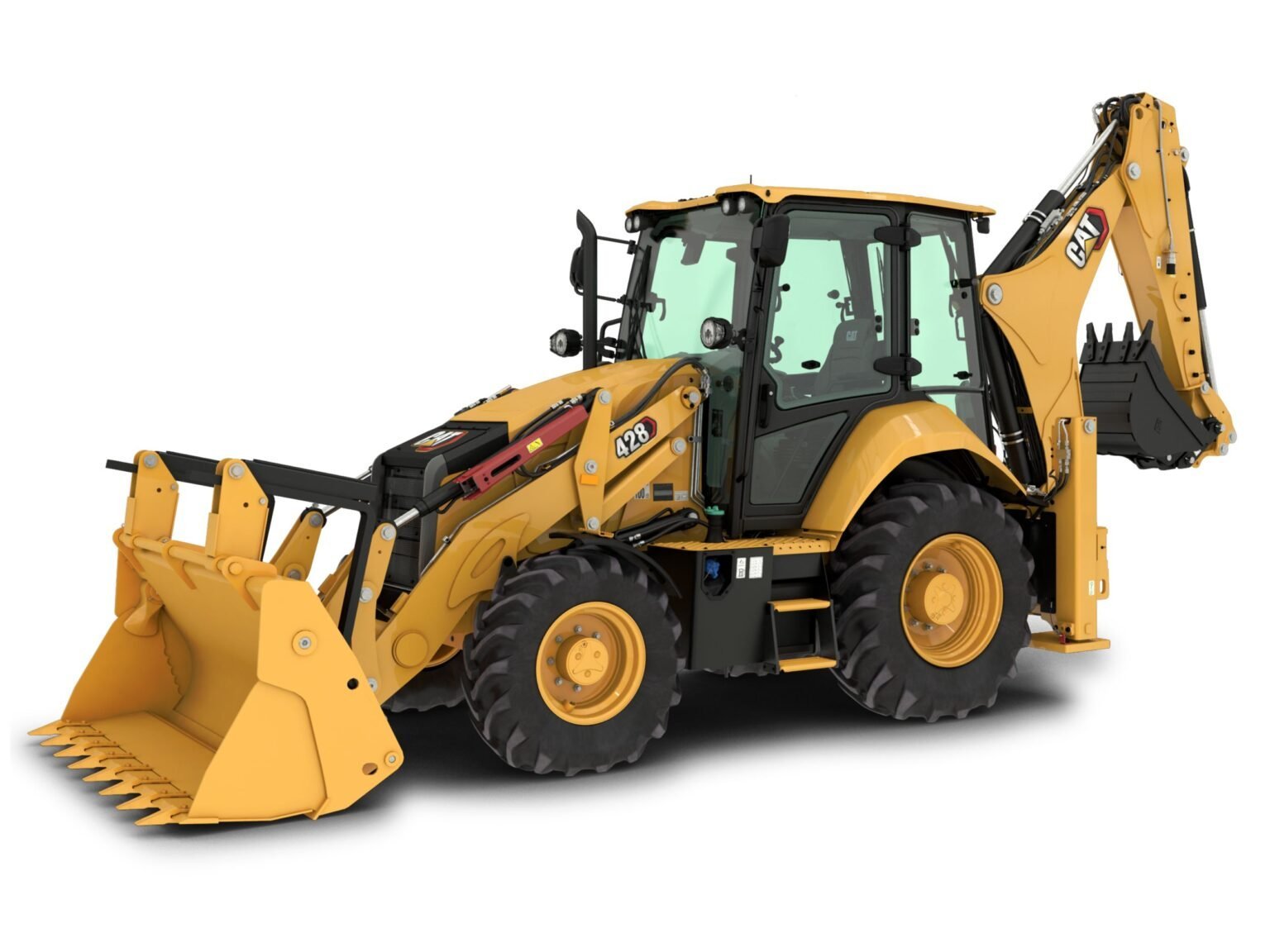 Caterpillar 428D backhoe loader